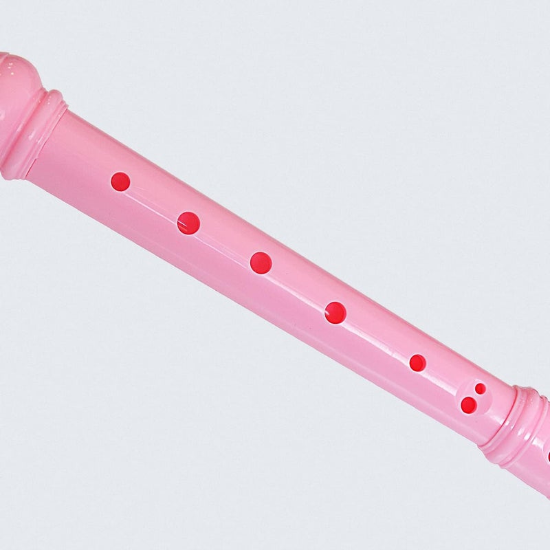 Farcaya Soprano Recorder Instrument for Beginners German Style C Key 8 Hole Descant Music with Clean Rod Storage Case (Pink) - Image 4